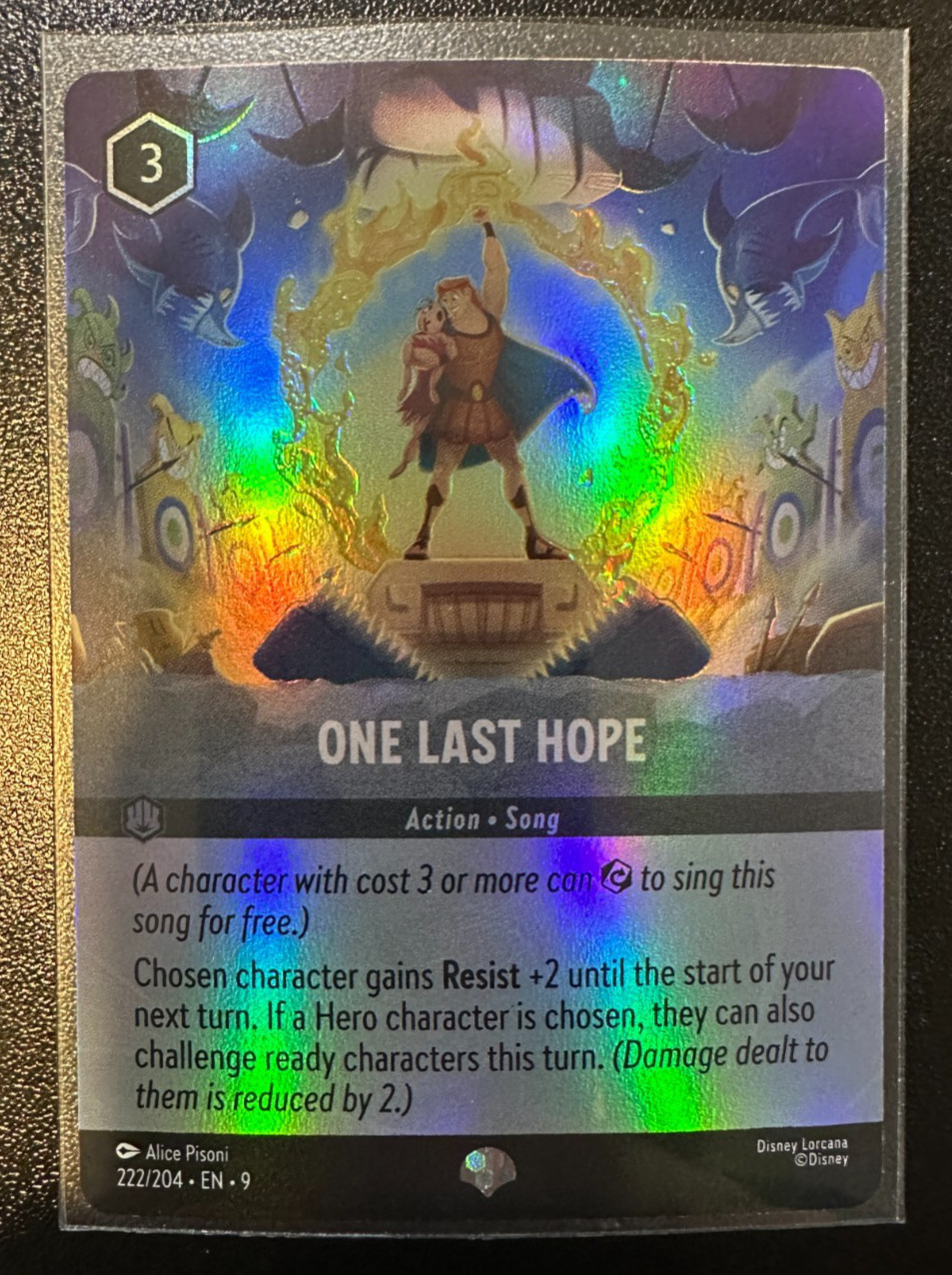 Disney Lorcana Fabled: One Last Hope - Epic 222/204 NM