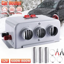 Upgraded 800W Electric Car Heater 12V DC Heating Fan Defogger Defroster Demister