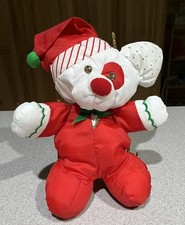 Fisher Price Puffalump Christmas Red Puppy Dog 1991 READ