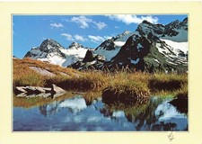AUSTRIA SCHWARZACH PIZ BUIN SILVRETTA HORN AND SHADOW TIP