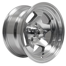 Ultra Wheel 5051 15x8 5x4 34 Alum 1-piece Silver Gloss Each Wheel 50-5861k