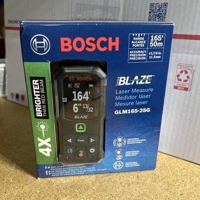 Bosch GLM165-25G Green-Beam 165ft Laser Measure