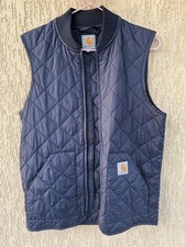 Mens Carhartt WIP Vest Navy XS