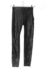 ZARA Pantaloni in ecopelle Donna Pantalone Taglia IT 40 nero stile stravagante