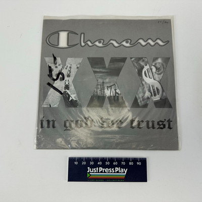 Cherem In God We Trust 7'' Vinyl Record Devolution Records Hardcore Limited Ed.