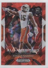 2021 Panini Prizm Draft Picks All-American Red Ice Greg Rousseau #200 09bu