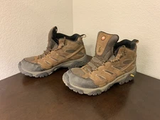 Merrell Mid-Cut Moab 2 Waterproof Trail Hiking Boots J06051 Earth Men's Size 9.5