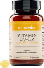 Vitamin D3 4000IU  K2 MK7 100Mcg with Organic Extra Virgin Coconut Oil - Supp