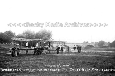 Dqq-53 Aviation, Doppeldecker, Col Cody, Carlisle, 1. August 1911. Foto