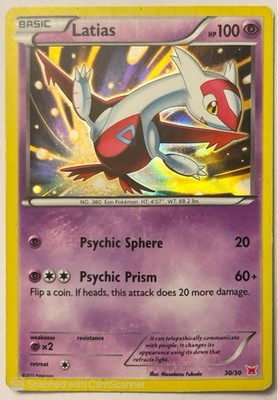 Latias (#30 Holo) 30/30 XY Trainer Kit: Latias & Latios Holo