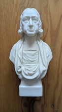 John Wesley Methodist Minister White Ceramic Bust 19cm