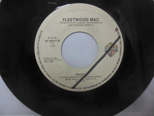 FLEETWOOD MAC exc 45 rpm RICKY b/w LITTLE LIES