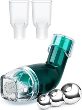 Flutter Valve, Breathing Exercise Device for Lungs, Adjustable Resistance Cleara