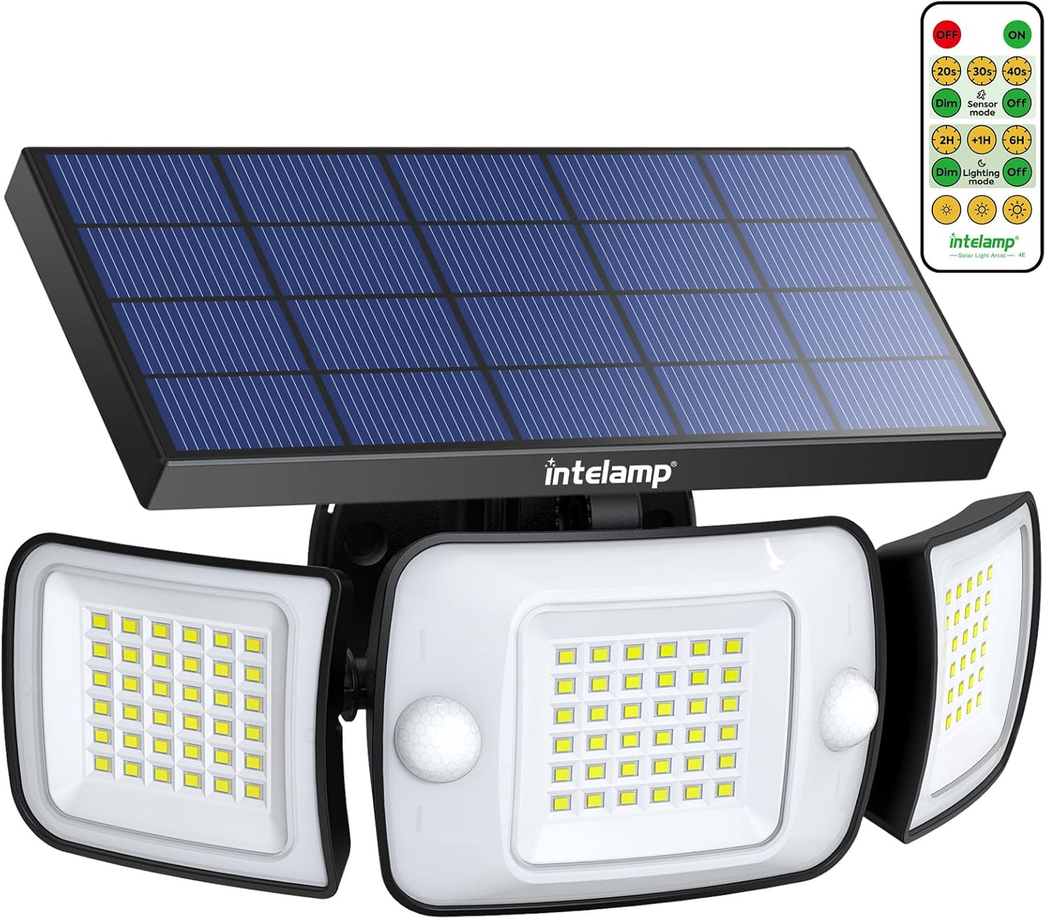 Lampada Solare Esterna Design 108 LED: Illuminazione Giardino e Patio