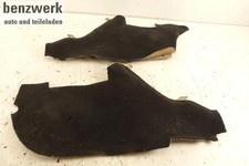 Mercedes W124 2x Teppich Mittelkonsole Velours schwarz ORIGINAL  ✔️