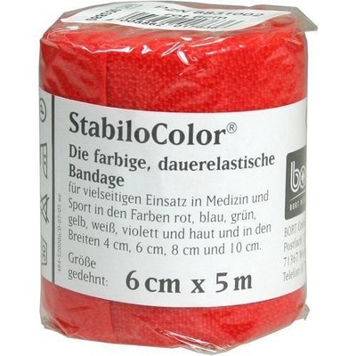 BORT StabiloColor Binde 6 cm rot 1 St