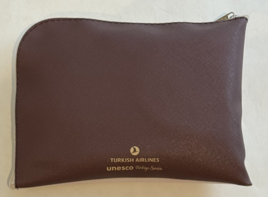 Turkish Airlines Amenity Kit Travel Bag Nemrut UNESCO Series