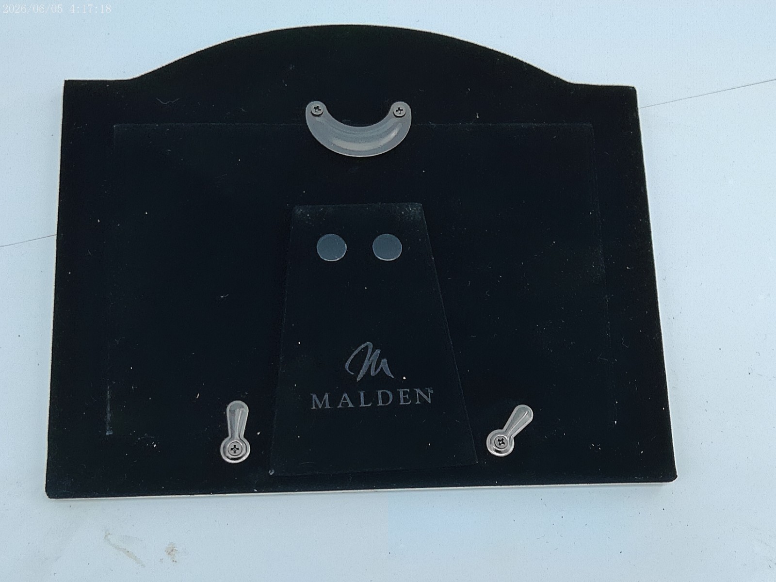 Malden 25th Anniversary Picture Frame 4x6 Silver Metal Silver Jubilee... image 5