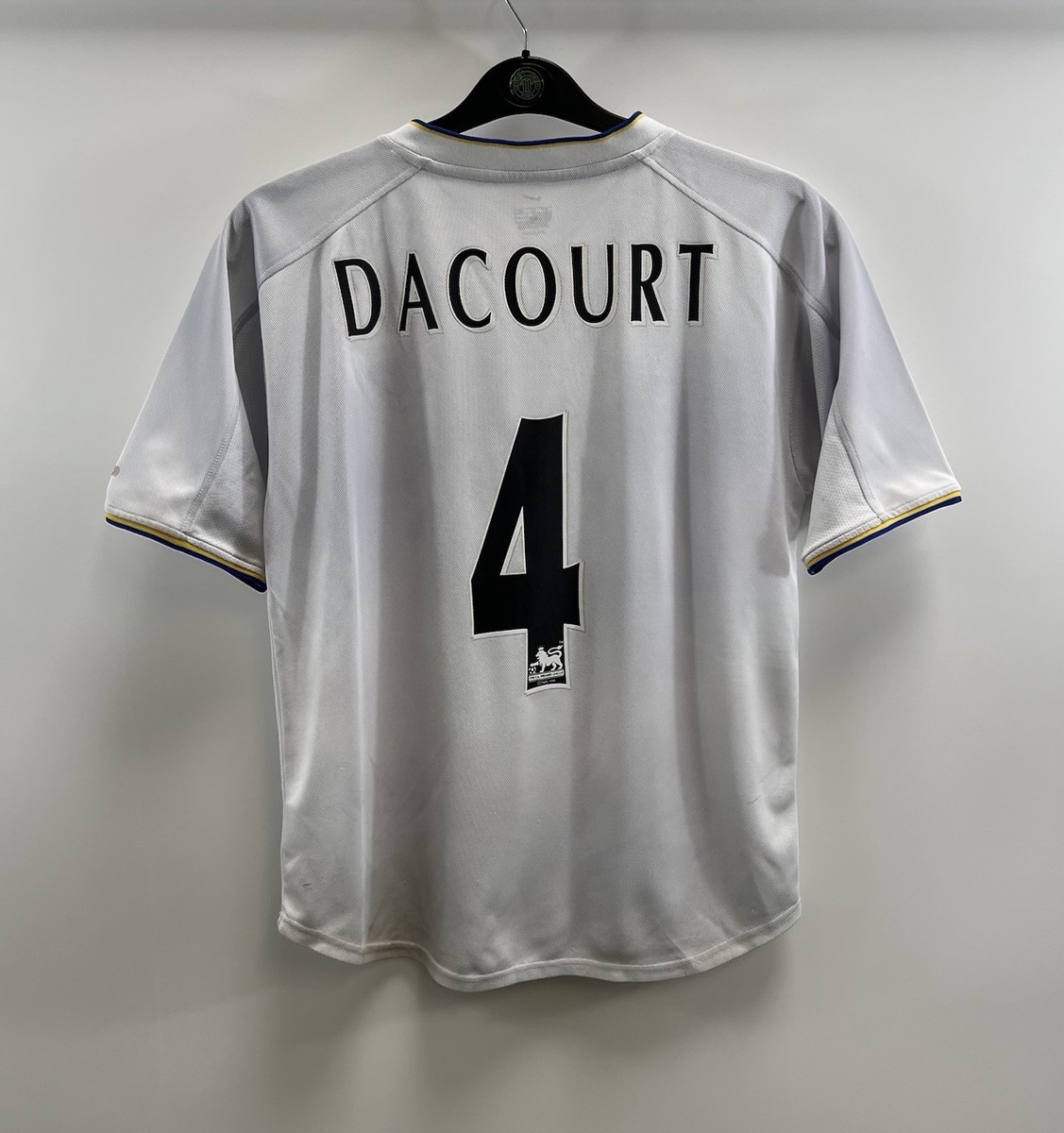 Leeds United Dacourt 4 Home Football Shirt 2000/02 Adults Small