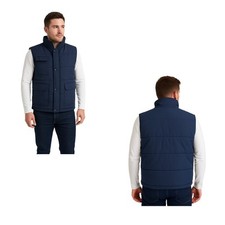 Image of Men’s Premium Padded Bodywarmer Gilet – Multi Pocket Workwear Waistcoat Jacket