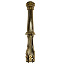 VTG 8" Solid Brass Hollywood Regency Style Column Lamp Break - Replacement Part