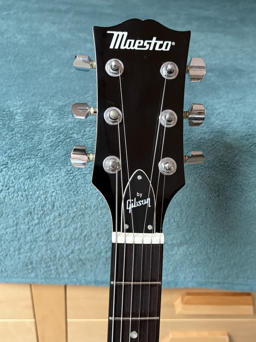 Maestro By Gibson Les Paul Jr Electric Guitar White INCLUDES Strap