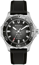 Bulova Marine Star Series B Automatic Black Dial Mens Watch 98B465