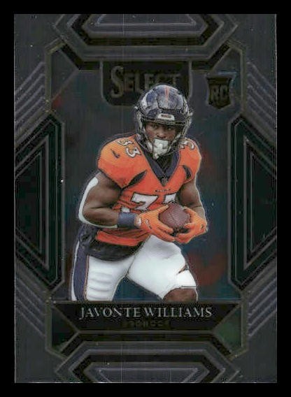 2021 Panini Select #257 Javonte Williams RC Rookie Denver Broncos
