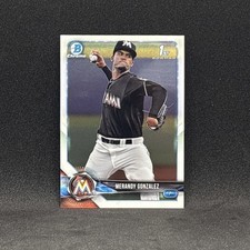 2018 Bowman Chrome Prospects 1st Merandy Gonzalez #BCP70 (RC) Miami Marlins