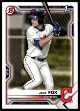 2021 Bowman Draft #BD-102 Jake Fox