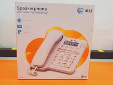 AT T CL2909 Corded Home Phone w/ Speakerphone Caller ID - White
