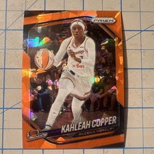 2025 Panini Prizm Kahleah Copper Orange Cracked Ice Phoenix Mercury #62