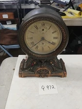 ANTIQUE SETH THOMAS LONG DROP ALARM CLOCK