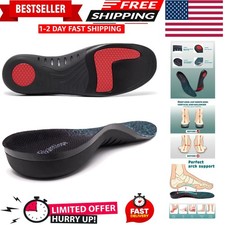 Plantar Fasciitis High Arch Support Insoles for Men Women, Arch Support Inserts