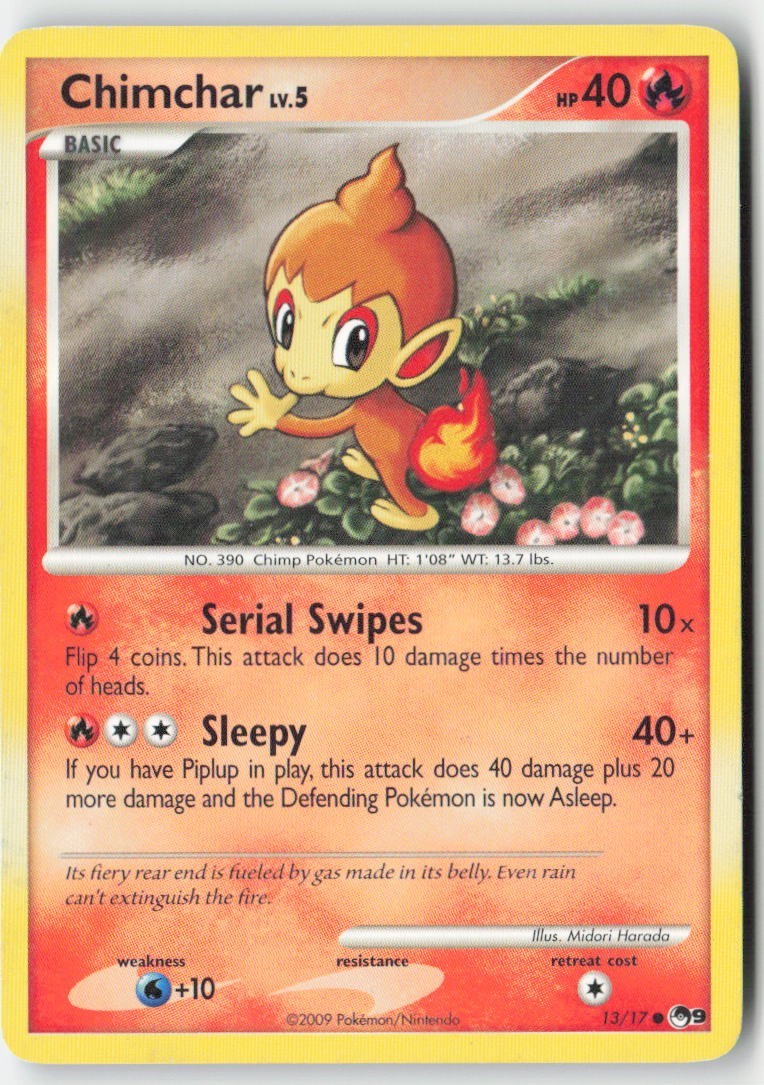 Chimchar 13/17 Common MP Regular - POP Series 9