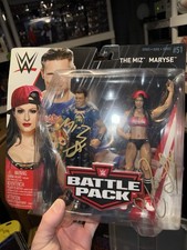 WWE Maryse & The Miz SIGNED Battle Pack Series Mattel CENA AEW