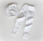 Vintage Barbie Doll Fashion Pak White Satin Pants Slacks Top Blouse Outfit