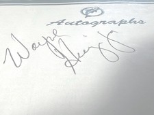 1991 Miami Dolphins Family Day Promotional Flyer Signed Wayne Huizenga Rare VTG