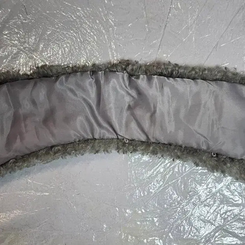 Natural Wool Shearing Coat - New, Charcoal Gray, Approx. 630/550/150cm