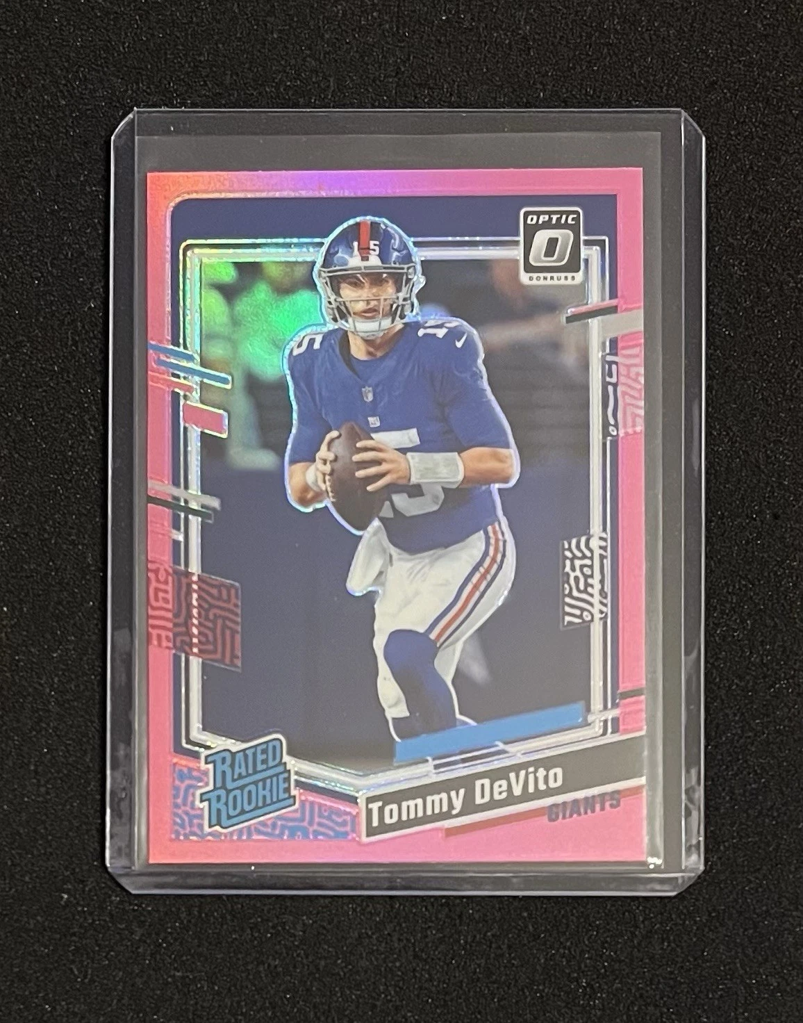 2023 Panini Donruss Optic - Rated Rookie Tommy DeVito #280 Pink Prizm (RC)