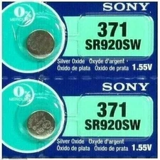 MURATA / SONY 371 370 SR920W SR920SW (2 Pieces) Brand New Battery US Seller