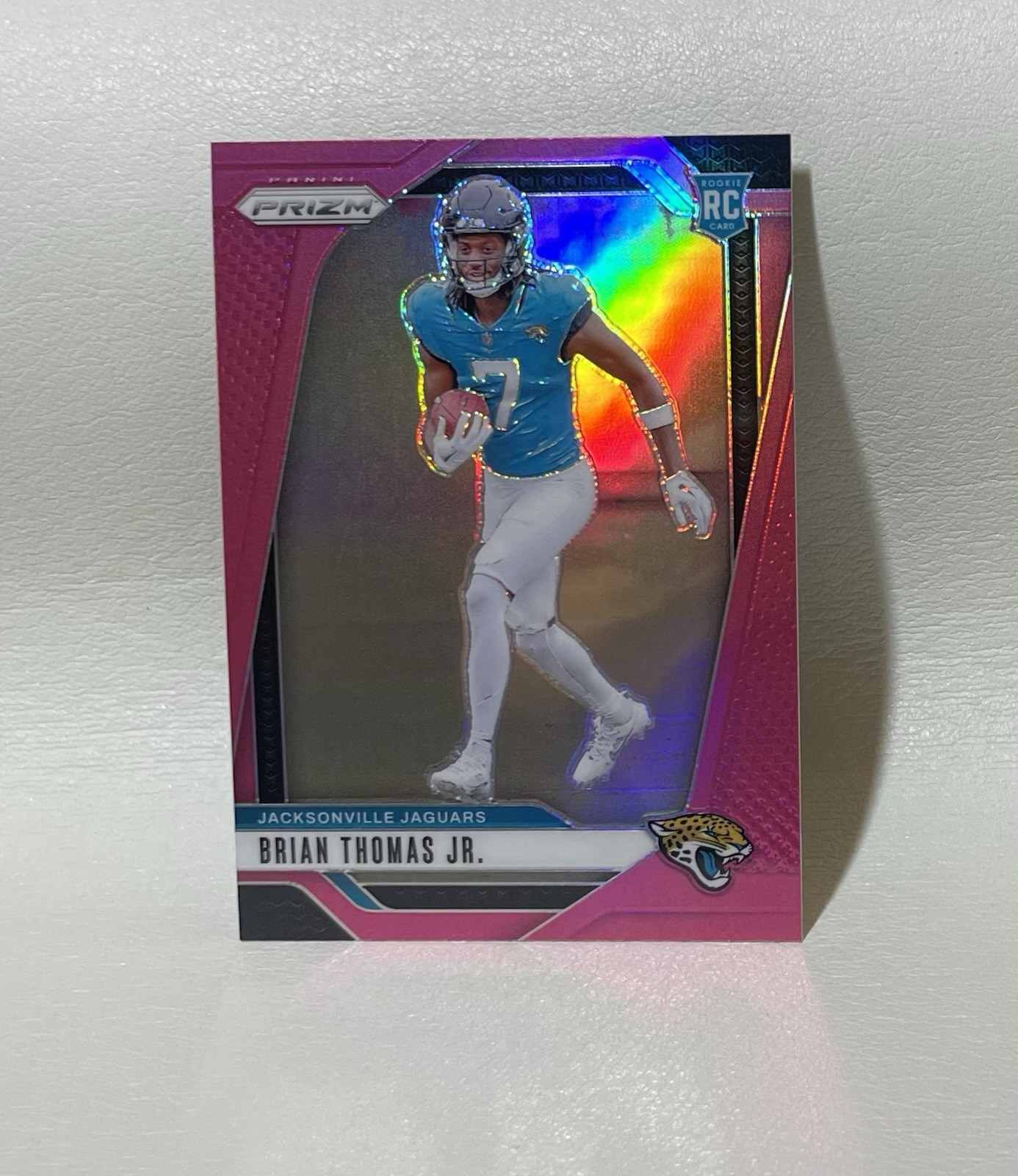 2024 Panini Prizm Brian Thomas Jr. #314 Pink Prizm (RC) Jacksonville Jaguars