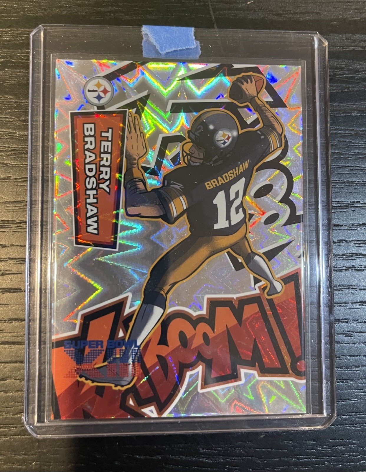 2025 Panini Absolute Vertical KABOOM Terry Bradshaw Super Bowl XIII 🔥🔥
