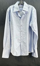 Gucci 100% Cotton Button Down Men's Collard Dress Shirt Sz 42 Neck 16 1/2