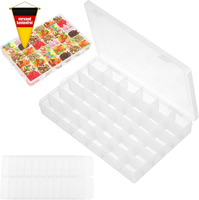 Hejo 2 StüCk 36 FäCher Plastik Sortierbox, Aufbewahrungsbox Mit FäChern, Snackbo