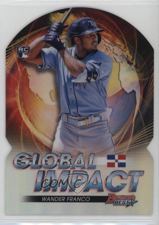 2022 Bowman's Best Global Impact Die-Cuts Wander Franco #GI-26 Rookie RC 10wc