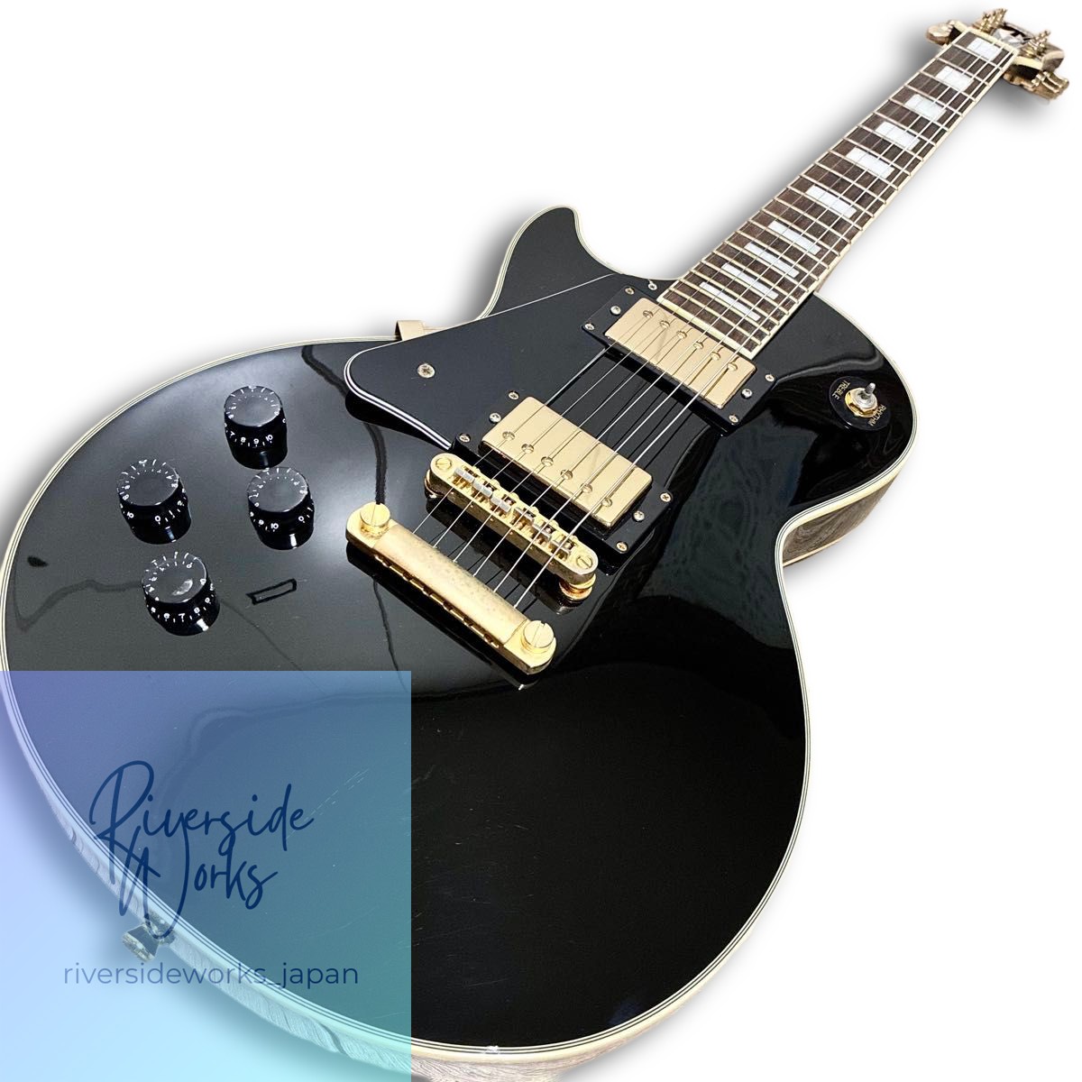 Blitz by AriaPro II Les Paul Custom Electric Guitar Lefty