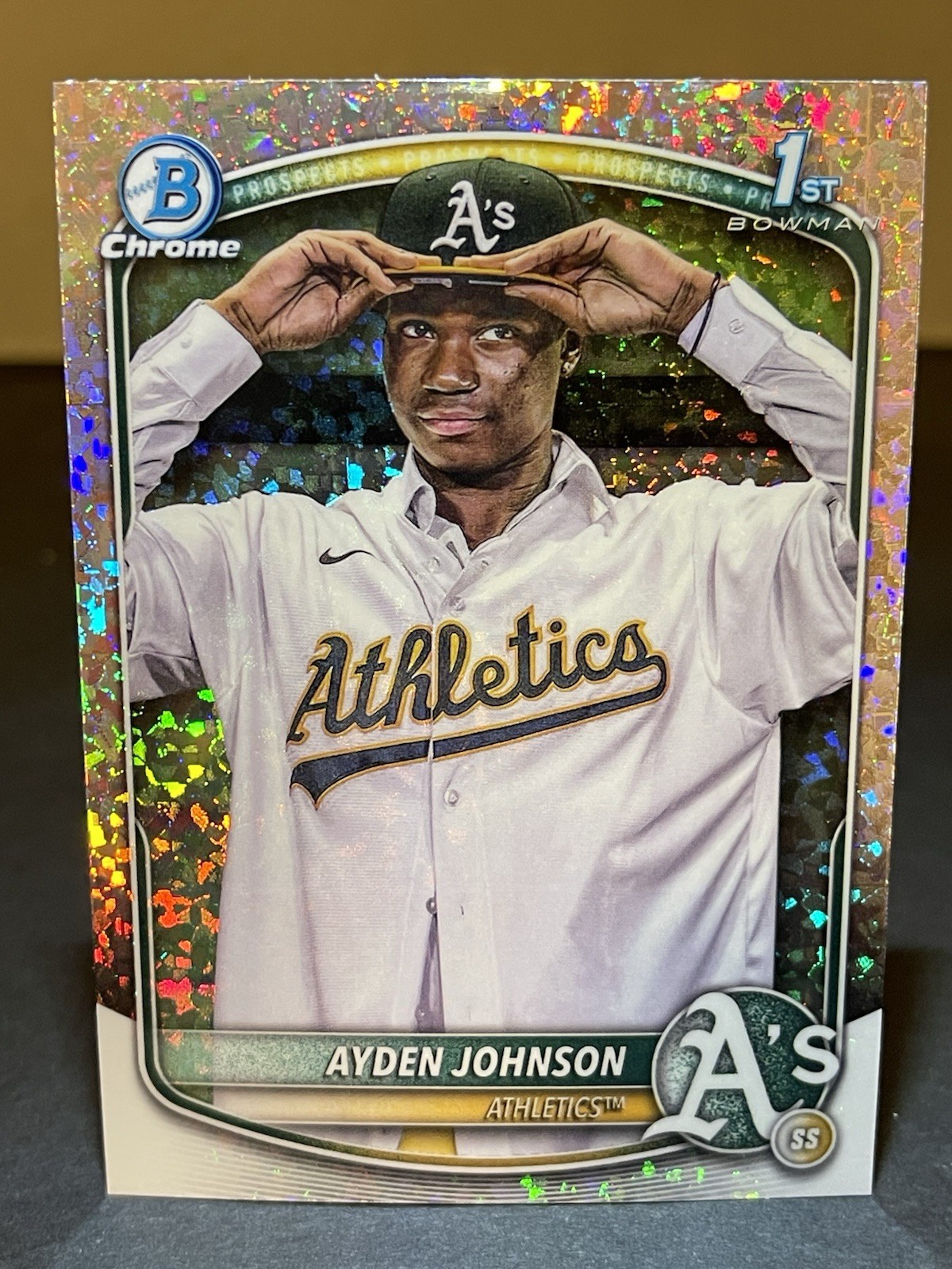 2025 Bowman Chrome - Prospects Ayden Johnson #BCP-197 Mini-Diamond Refractor...