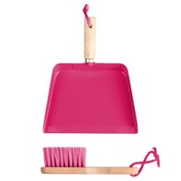 Esschert Design Kinderhandfeger & Kehrblech Pink - Fsc® Holz & Metall