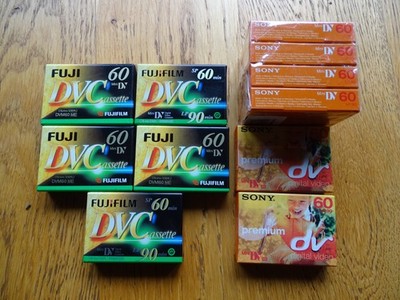 SONY DV60 6XFUJI DVC 60 5 X   UNBENUTZT UNUSED 11 Stück 11 Pieces